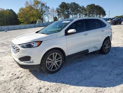 Salvage cars for sale at Loganville, GA auction: 2022 Ford Edge Titanium
