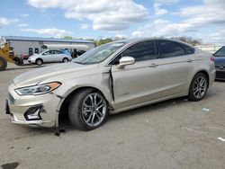 Salvage cars for sale at Pennsburg, PA auction: 2019 Ford Fusion Titanium