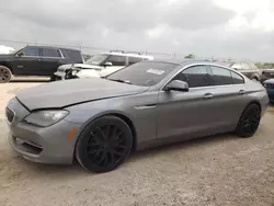 Salvage cars for sale at Houston, TX auction: 2013 BMW 650 XI