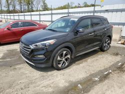 Salvage cars for sale at Spartanburg, SC auction: 2017 Hyundai Tucson Limited