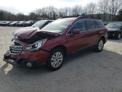 Salvage cars for sale at North Billerica, MA auction: 2015 Subaru Outback 2.5I Premium