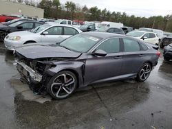 Honda salvage cars for sale: 2018 Honda Accord Sport