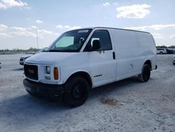 Salvage cars for sale from Copart Arcadia, FL: 2002 GMC Savana G2500