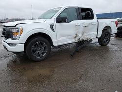 Salvage cars for sale at Woodhaven, MI auction: 2023 Ford F150 Supercrew