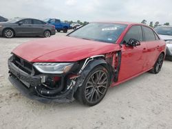 Salvage cars for sale at Houston, TX auction: 2021 Audi S4 Premium Plus