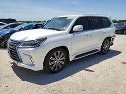 Salvage cars for sale at San Antonio, TX auction: 2019 Lexus LX 570