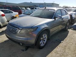 Salvage cars for sale at Martinez, CA auction: 2005 Infiniti FX35