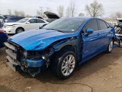 Salvage cars for sale at Elgin, IL auction: 2019 Ford Fusion SE