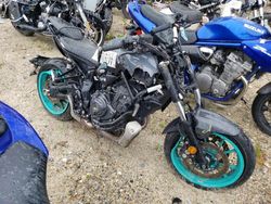 Salvage cars for sale from Copart Hampton, VA: 2023 Yamaha MT07