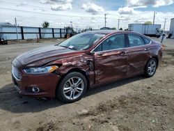 Ford salvage cars for sale: 2016 Ford Fusion Titanium Phev