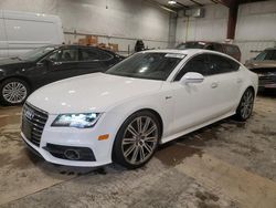Salvage cars for sale from Copart Milwaukee, WI: 2012 Audi A7 Prestige