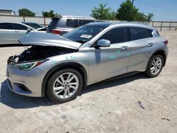 Salvage cars for sale from Copart Haslet, TX: 2018 Infiniti QX30 Pure