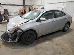 Salvage cars for sale from Copart Nisku, AB: 2015 Toyota Corolla L
