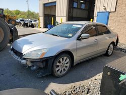 Honda salvage cars for sale: 2007 Honda Accord EX