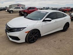 Salvage cars for sale at Amarillo, TX auction: 2020 Honda Civic Sport