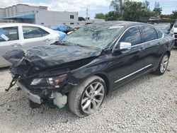 Salvage cars for sale from Copart Opa Locka, FL: 2017 Chevrolet Impala Premier