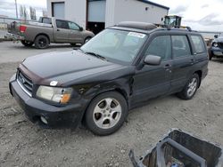 Salvage cars for sale from Copart Airway Heights, WA: 2003 Subaru Forester 2.5XS