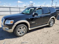 Ford salvage cars for sale: 2007 Ford Explorer Eddie Bauer