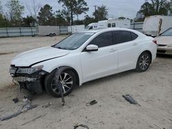 Salvage cars for sale from Copart Hampton, VA: 2015 Acura TLX Tech
