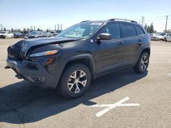 Salvage cars for sale from Copart Rancho Cucamonga, CA: 2016 Jeep Cherokee Trailhawk