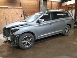 Salvage cars for sale from Copart Ebensburg, PA: 2016 Infiniti QX60