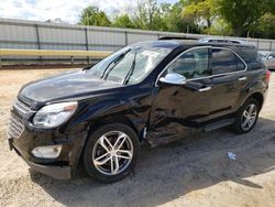 Salvage cars for sale from Copart Chatham, VA: 2016 Chevrolet Equinox LTZ