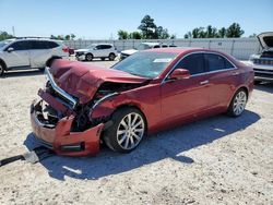 Salvage cars for sale at Houston, TX auction: 2014 Cadillac ATS Premium
