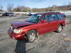 Salvage cars for sale from Copart Grantville, PA: 2002 Subaru Forester S