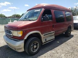 Ford salvage cars for sale: 2000 Ford Econoline E250 Van