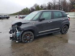 Salvage cars for sale at Brookhaven, NY auction: 2017 Fiat 500L Trekking