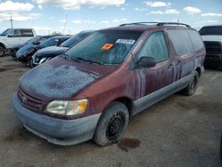 Salvage cars for sale from Copart Tucson, AZ: 2003 Toyota Sienna CE