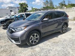 Salvage cars for sale from Copart Opa Locka, FL: 2021 Honda CR-V EXL
