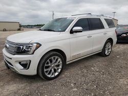 Salvage cars for sale at Temple, TX auction: 2018 Ford Expedition Platinum