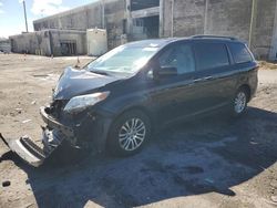 Toyota Sienna XLE salvage cars for sale: 2017 Toyota Sienna XLE