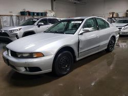 Salvage cars for sale at Elgin, IL auction: 2002 Mitsubishi Galant ES