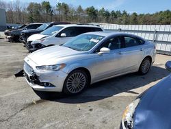 Salvage cars for sale at Exeter, RI auction: 2013 Ford Fusion Titanium