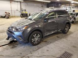 Salvage cars for sale at Wheeling, IL auction: 2018 Toyota Rav4 LE