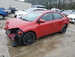 Salvage cars for sale at Seaford, DE auction: 2018 Toyota Corolla L