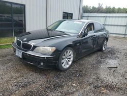 Salvage cars for sale at Grenada, MS auction: 2008 BMW 750 LI