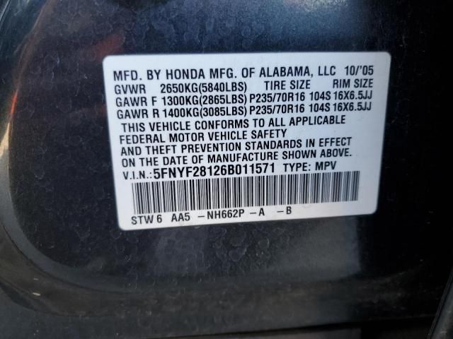 2006 Honda Pilot LX