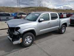 Salvage cars for sale at Brighton, CO auction: 2022 Toyota Tacoma Double Cab
