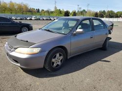 Salvage cars for sale from Copart Portland, OR: 2000 Honda Accord EX