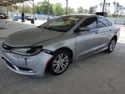 Salvage cars for sale at Cartersville, GA auction: 2015 Chrysler 200 Limited