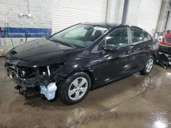 Chevrolet salvage cars for sale: 2018 Chevrolet Cruze LS