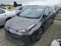 Salvage cars for sale from Copart Martinez, CA: 2020 Toyota Prius L