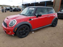 Salvage cars for sale at Colorado Springs, CO auction: 2012 Mini Cooper S
