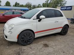 Salvage cars for sale at Wichita, KS auction: 2012 Fiat 500 POP