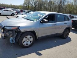 Salvage cars for sale at Glassboro, NJ auction: 2014 Jeep Cherokee Sport
