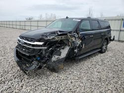 Salvage cars for sale at Wayland, MI auction: 2022 Ford Expedition Max Limited