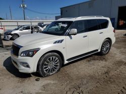 Salvage cars for sale at Jacksonville, FL auction: 2017 Infiniti QX80 Base